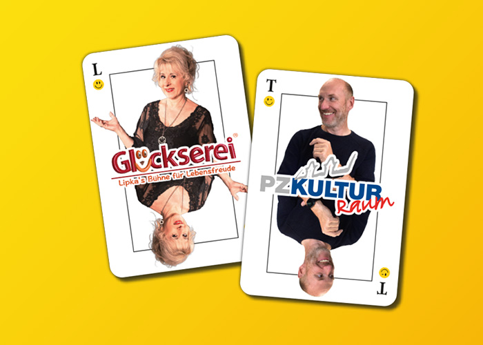 KulturGlück – Auftakt mit Andrea Lipka & Rainer Turba Die beiden ziehen zusammen in eine Kultur-WG im PZ-Kulturraum und stellen sich in einer musikalisch-kabarettistischen Revue vor. Freuen Sie sich auf Kultur-Häppchen zum Lachen, Zuhören und Mitsingen – inklusive Gespräch und Prosecco.