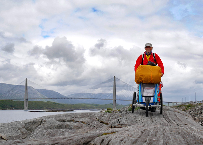 Walter Wärthl unterwegs am Nordkap